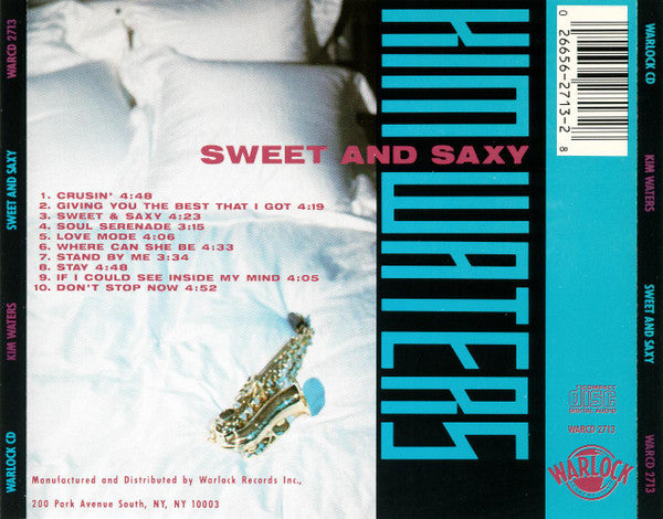 Kim Waters : Sweet And Saxy (CD, Album)