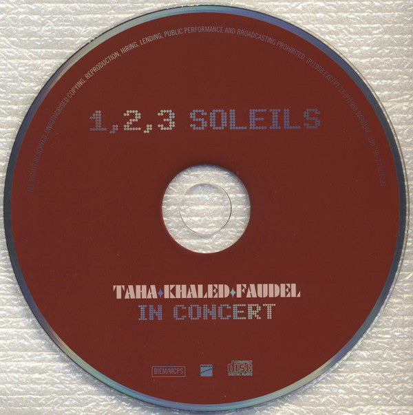 Rachid Taha ⧫ Khaled ⧫ Faudel : 1, 2, 3 Soleils (CD, Album)