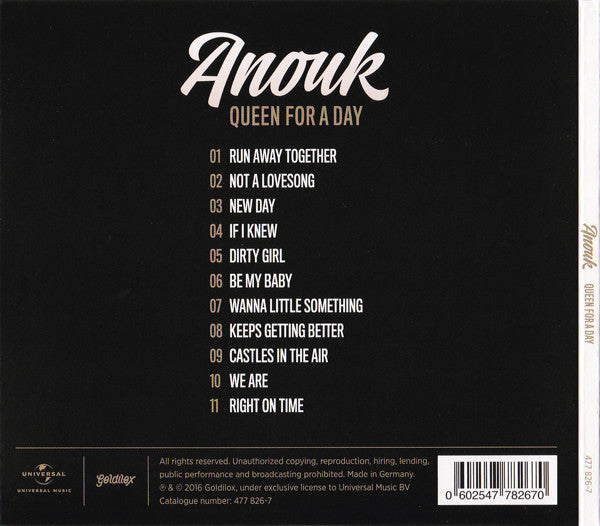 Anouk : Queen For A Day (CD, Album, Gat)
