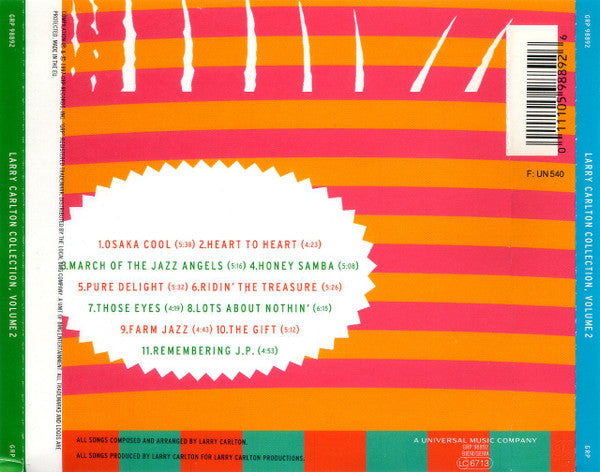 Larry Carlton : Larry Carlton Collection Volume 2 (CD, Album, Comp)