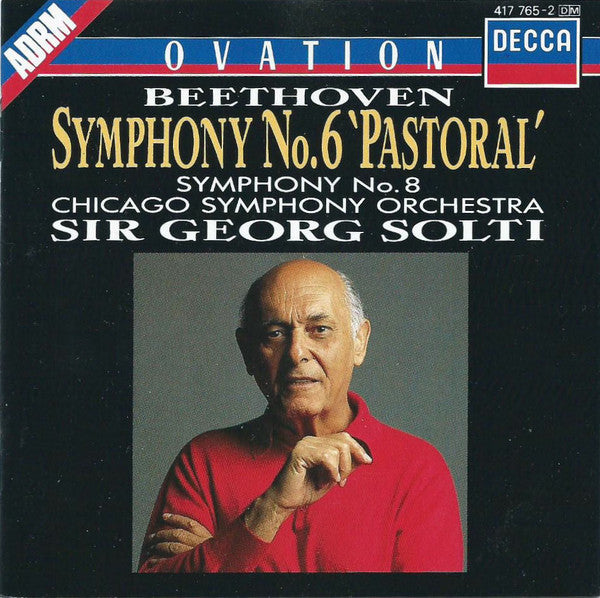 Ludwig van Beethoven, Chicago Symphony Orchestra, Georg Solti : Symphony No.6 'Pastoral' / Symphony No.8 (CD, Comp, RM)