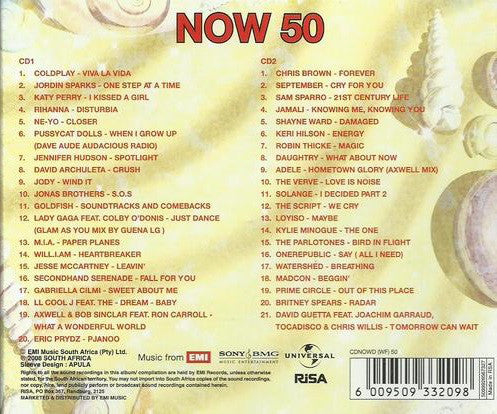 Various : NOW That's What I Call Music! 50 (2xCD, Comp)