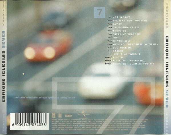 Enrique Iglesias : Seven (CD, Album)