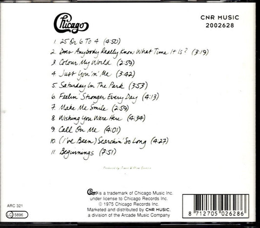 Chicago (2) : Chicago IX - Chicago's Greatest Hits (CD, Comp)