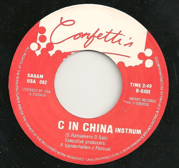 Confetti's : C In China (7", Single)