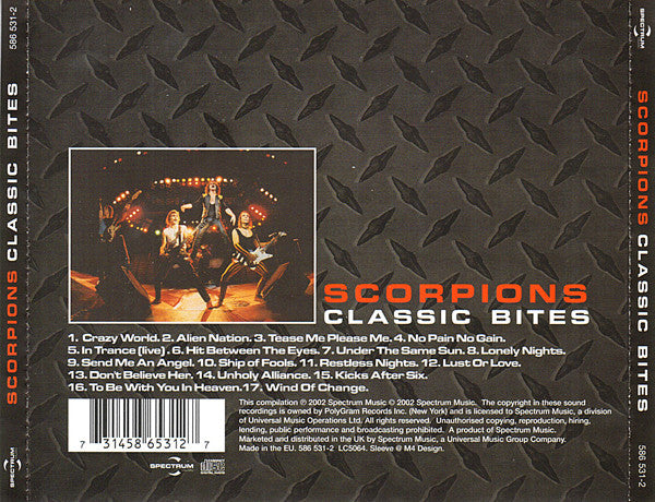 Scorpions : Classic Bites (CD, Comp, RE)