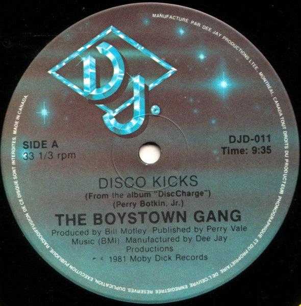The Boystown Gang* : Disco Kicks / You're The One (12")
