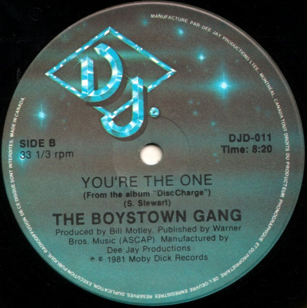 The Boystown Gang* : Disco Kicks / You're The One (12")