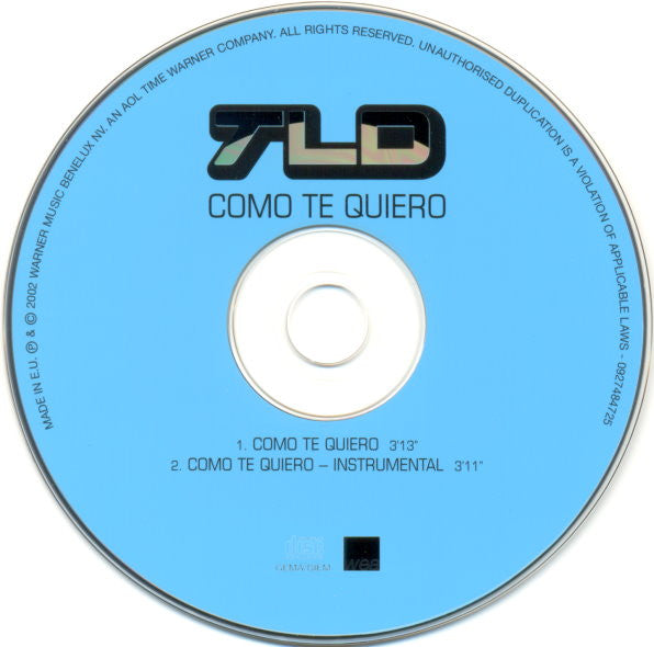 TLD : Como Te Quiero (CD, Single)