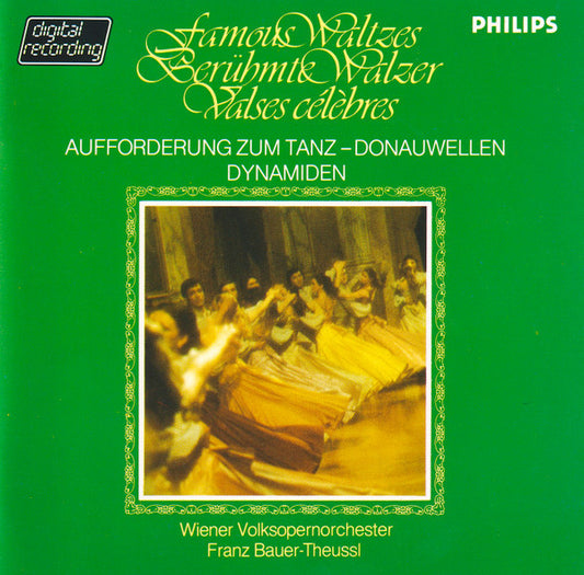Wiener Volksopernorchester, Franz Bauer-Theussl : Famous Waltzes (CD, Album, Blu)