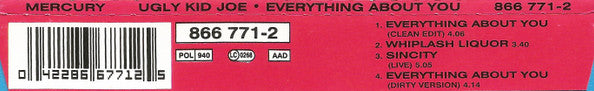 Ugly Kid Joe : Everything About You (CD, Single)