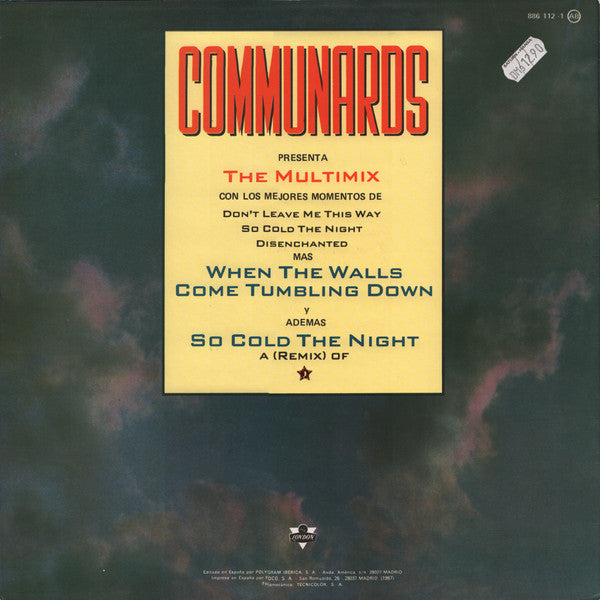 The Communards : The Multimix / So Cold The Night (12", Maxi)