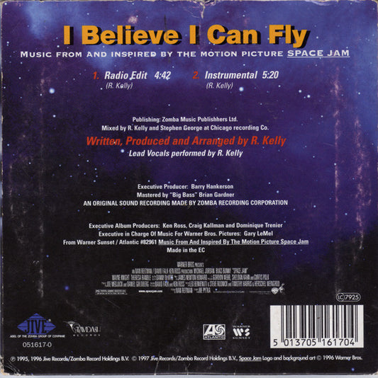 R. Kelly : I Believe I Can Fly (CD, Single, Car)