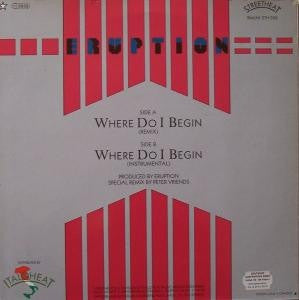Eruption (4) : Where Do I Begin (12", Pla)