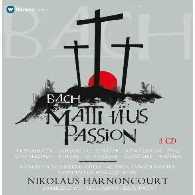 Johann Sebastian Bach - Christoph Prégardien · Matthias Goerne · Christine Schäfer · Dorothea Röschmann · Bernarda Fink, Elisabeth von Magnus · Michael Schade · Markus Schäfer (5) · Dietrich Henschel · Oliver Widmer · Arnold Schoenberg Chor · Die Wiener S : Matthäus Passion (Box + 2xCD, Album, RE + CD, Enh, RE)