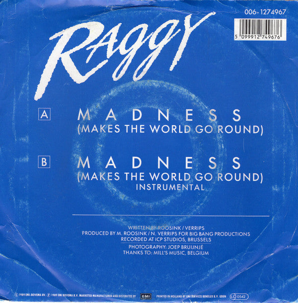 Raggy (3) : Madness (7", Single)