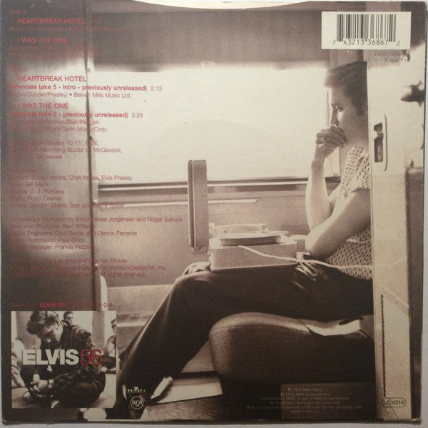 Elvis Presley : Heartbreak Hotel (7", RM)