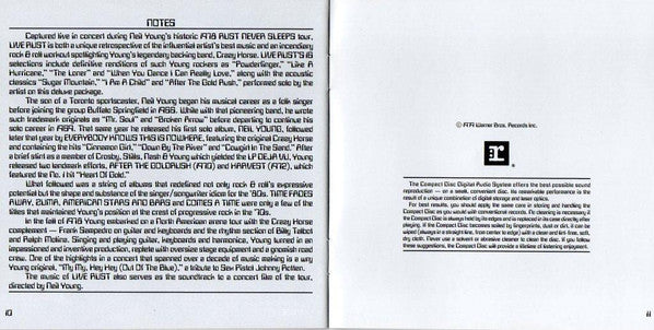 Neil Young & Crazy Horse : Live Rust (CD, Album, RE)