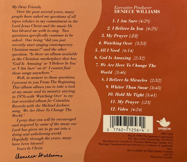 Deniece Williams : From The Beginning (CD, Comp)