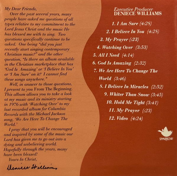 Deniece Williams : From The Beginning (CD, Comp)