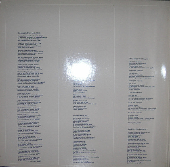Angelo Branduardi : Confession D'un Malandrin (LP, Album, Gat)