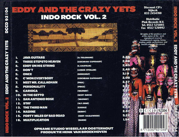 Eddy And The Crazy Jets : Indo Rock Volume 2 (CD, Album)