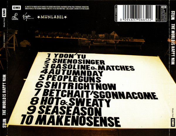 Stijn : The World Is Happy Now (CD, Album)