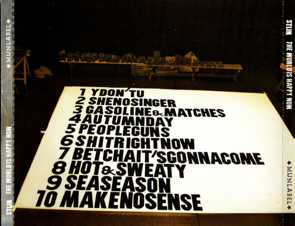 Stijn : The World Is Happy Now (CD, Album)