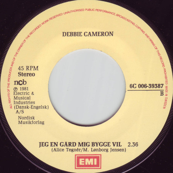Debbie Cameron / Tommy Seebach : Krøller Eller Ej (7", Single, Lar)
