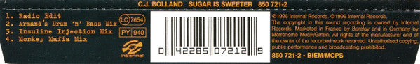 CJ Bolland : Sugar Is Sweeter (CD, Maxi)