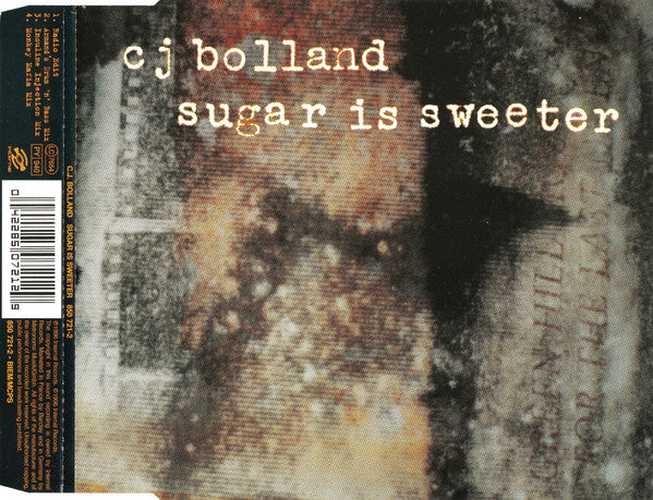 CJ Bolland : Sugar Is Sweeter (CD, Maxi)