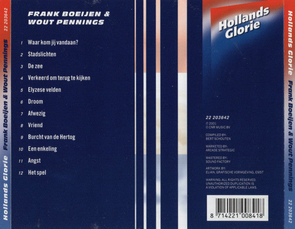Frank Boeijen & Wout Pennings : Frank Boeijen & Wout Pennings (CD, Album, RE)