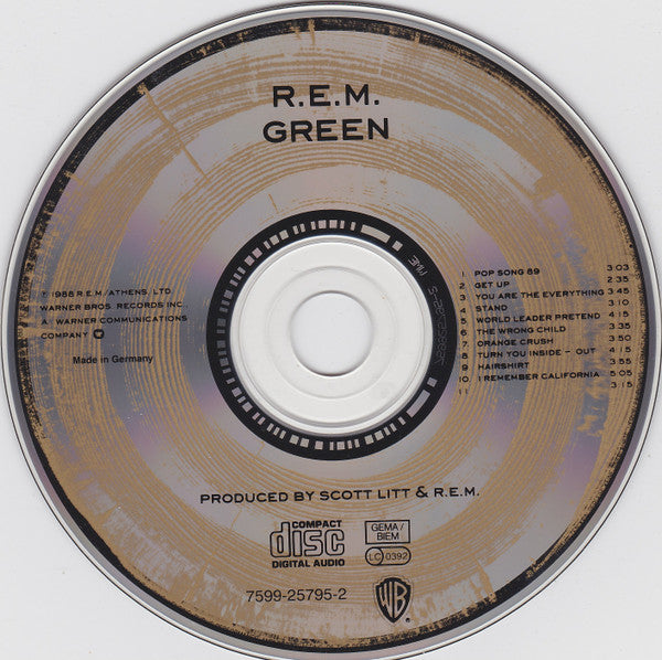 R.E.M. : Green (CD, Album, RE)
