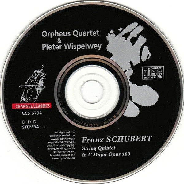 Franz Schubert - Pieter Wispelwey, Orpheus Quartet* : String Quintet In C Major Opus 163 (CD, Album)