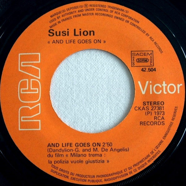 Susi & Guy : Blue Song (7", Single)