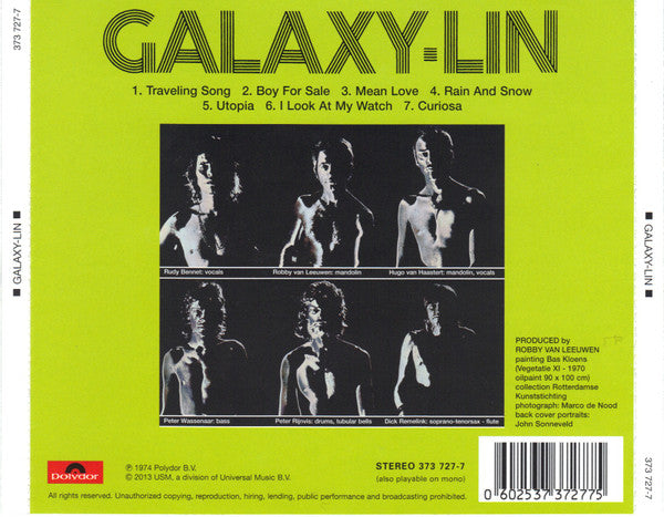Galaxy-Lin : Galaxy-Lin (CD, Album, RE)