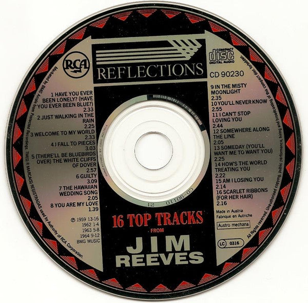 Jim Reeves : 16 Top Tracks (CD, Comp)
