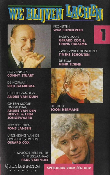 Various : We Blijven Lachen 1 (Cass, Comp)