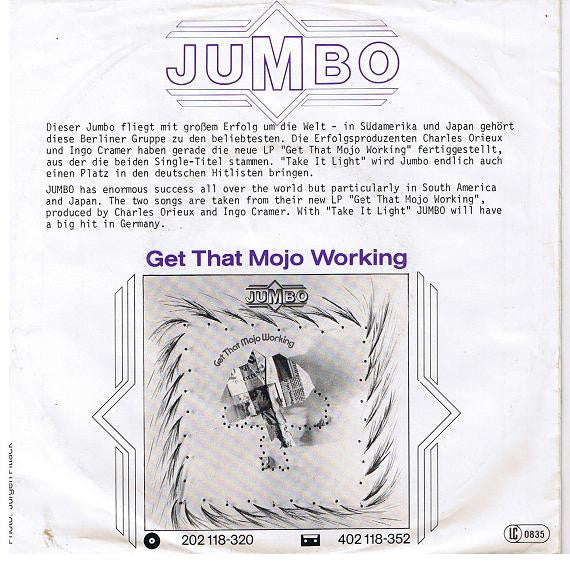 Jumbo (5) : Take It Light (Get That Mojo Working Day And Night) / Sexy Thing (7", Single)