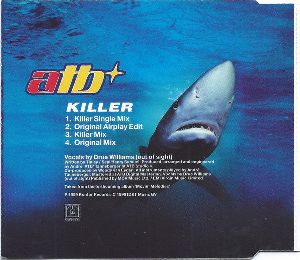 ATB : Killer (CD, Maxi)