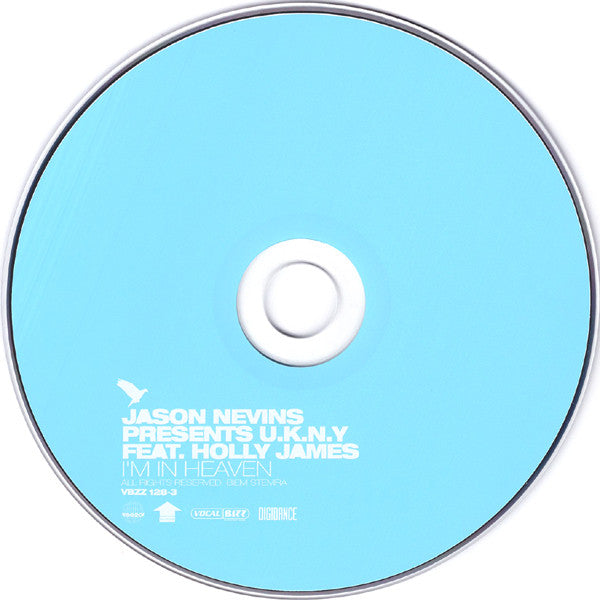 Jason Nevins Presents U.K.N.Y. Feat. Holly James : I'm In Heaven (CD, Single)