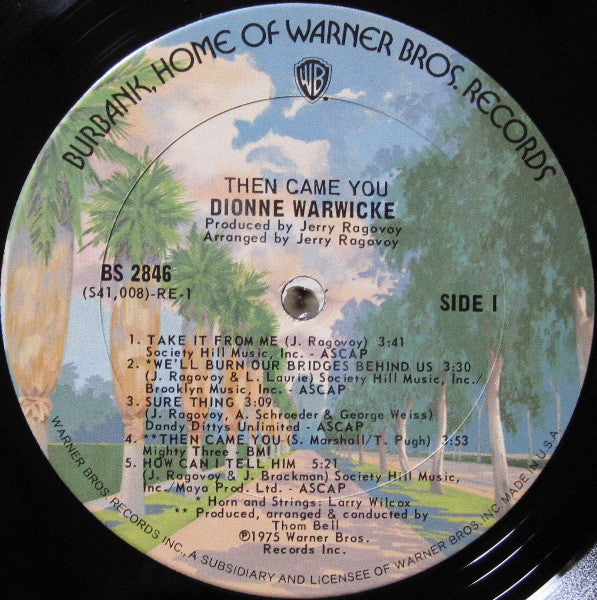 Dionne Warwick : Then Came You (LP, Album)