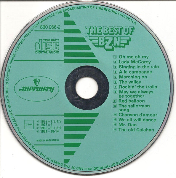 BZN : The Best Of BZN (CD, Comp, Promo)