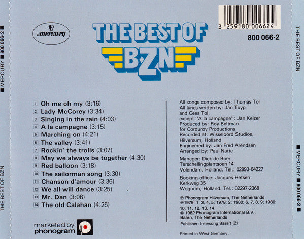 BZN : The Best Of BZN (CD, Comp, Gre)