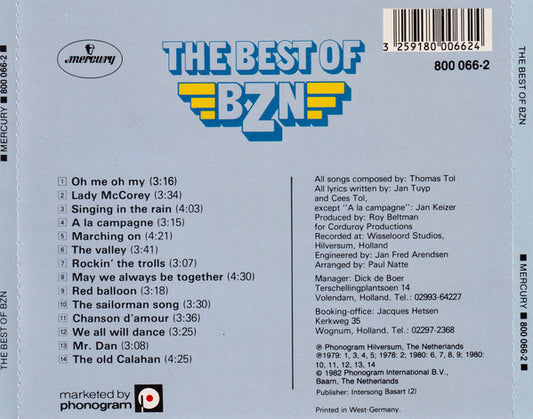 BZN : The Best Of BZN (CD, Comp, Gre)