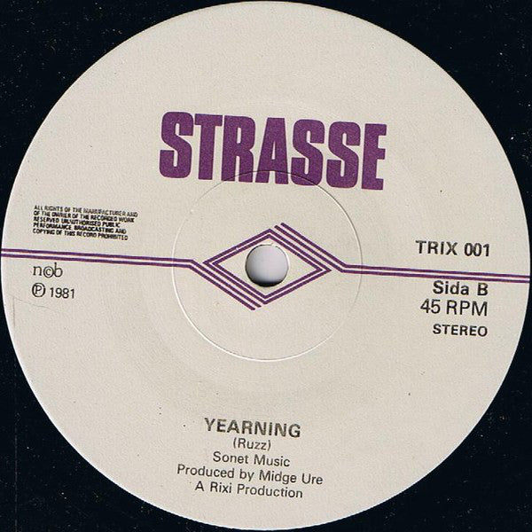 Strasse : Crash Slowly (7", Single)