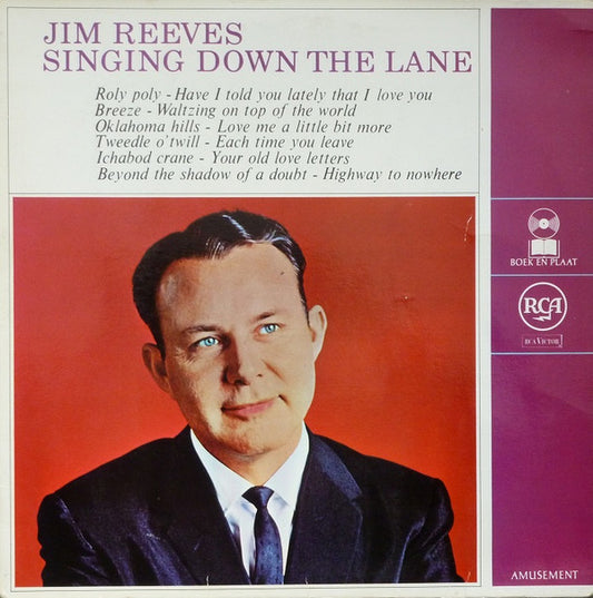 Jim Reeves : Singing Down The Lane (LP, Album, Club)