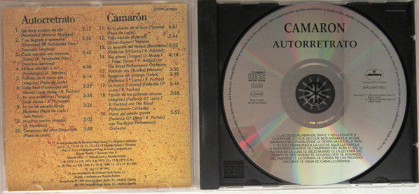 El Camarón De La Isla : Autorretrato (Versiones Y Mezclas Nuevas 1970 - 1990) (CD, Comp, RE)