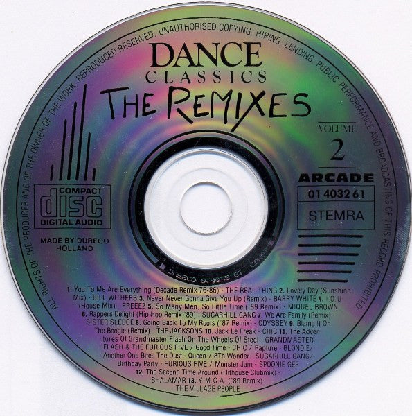 Various : Dance Classics - The Remixes Volume 2 (CD, Comp)