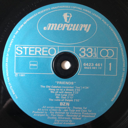 BZN : Friends (LP, Album, Lig)